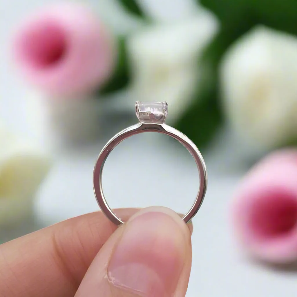 2Pcs Pear-Cut Diamond Engagement Ring