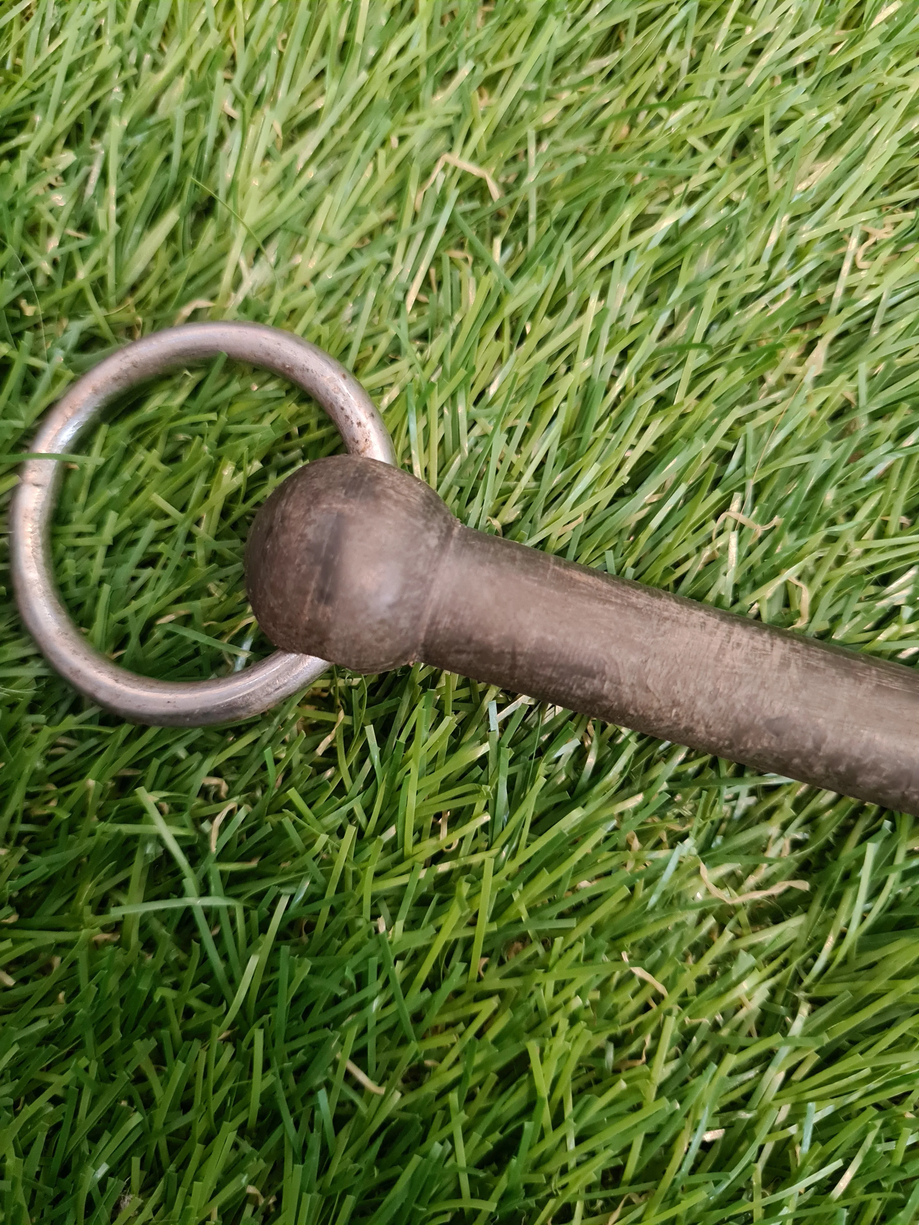 3 3/4" showing bit, black with silver rings