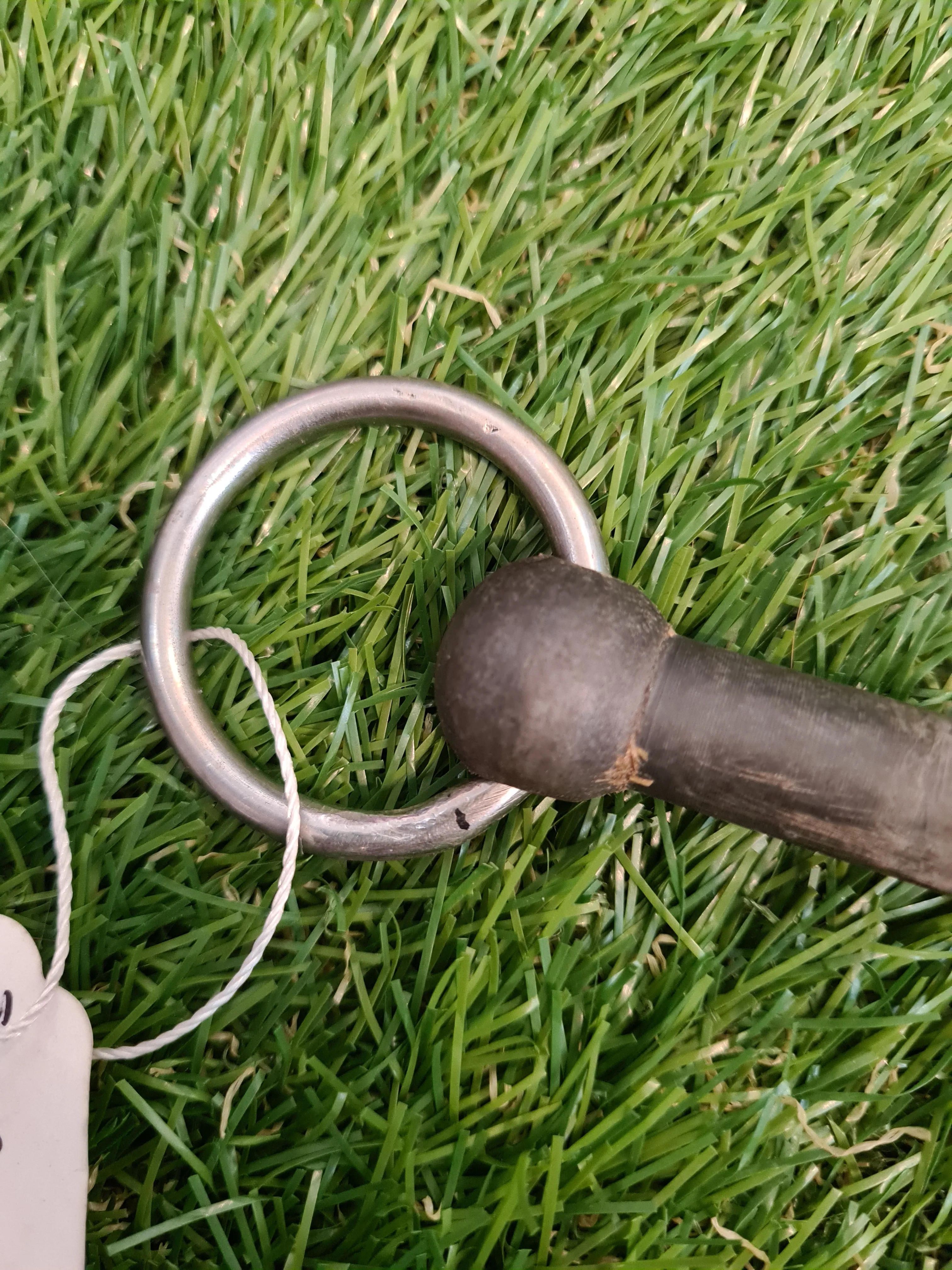 3 3/4" showing bit, black with silver rings