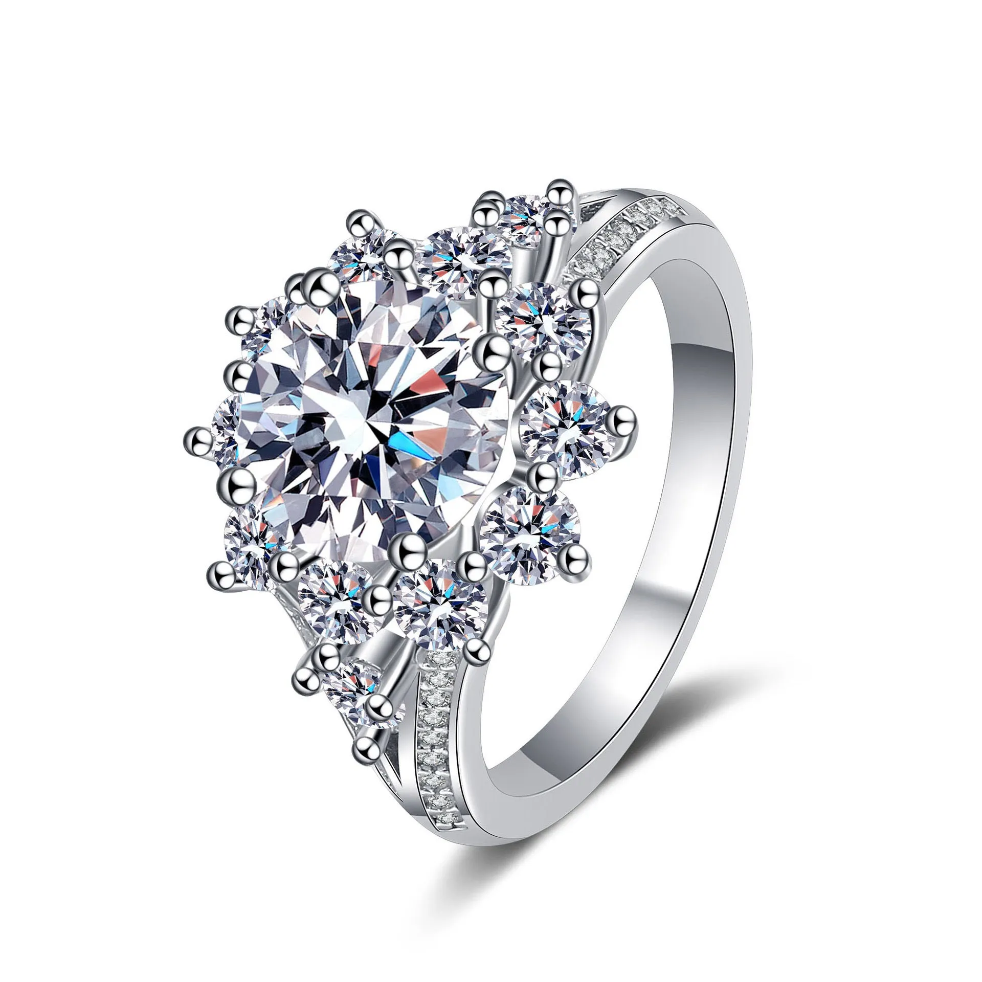 3 carats Moissanite Wedding Ring- RM049