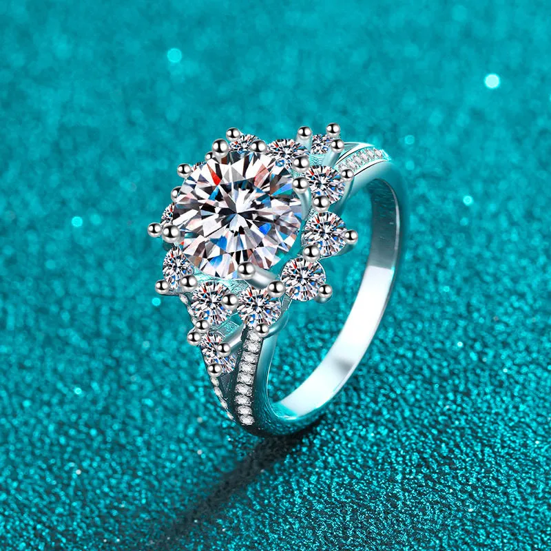 3 carats Moissanite Wedding Ring- RM049