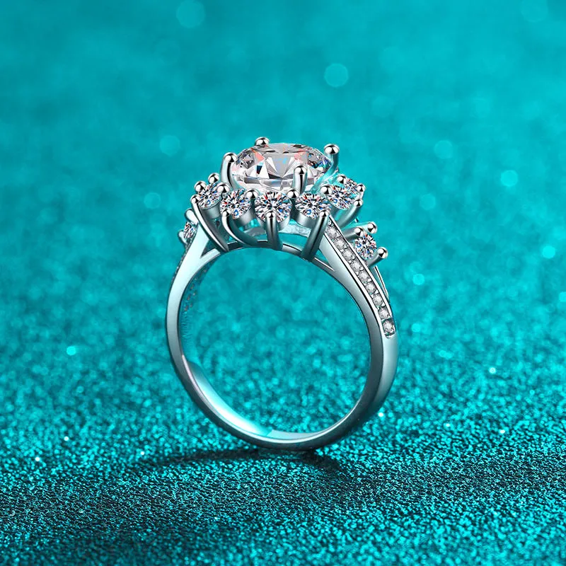 3 carats Moissanite Wedding Ring- RM049