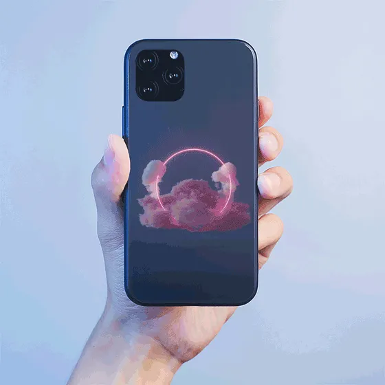 3 Rings LED Case for iPhone