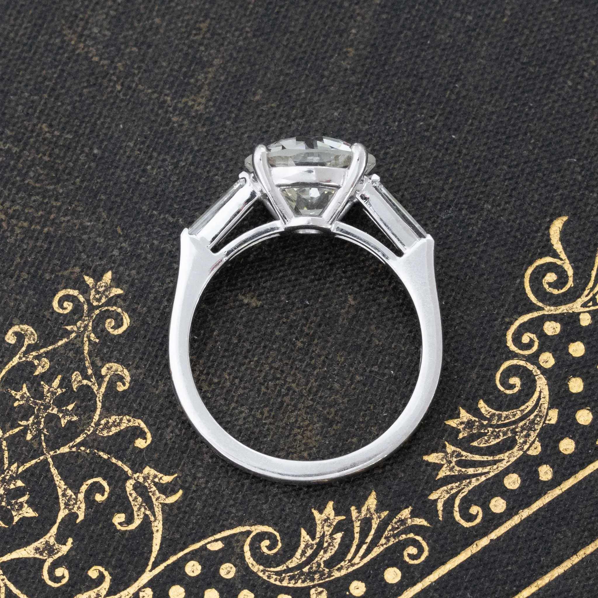3.00ct Old European Cut Diamond Solitaire, GIA K VVS2
