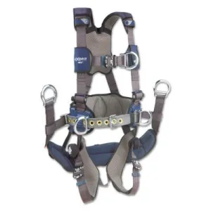 3M™ ExoFit NEX Tower Climbing Harnesses, Back/Front/Side D-Rings, Large, Q.C., 1113192
