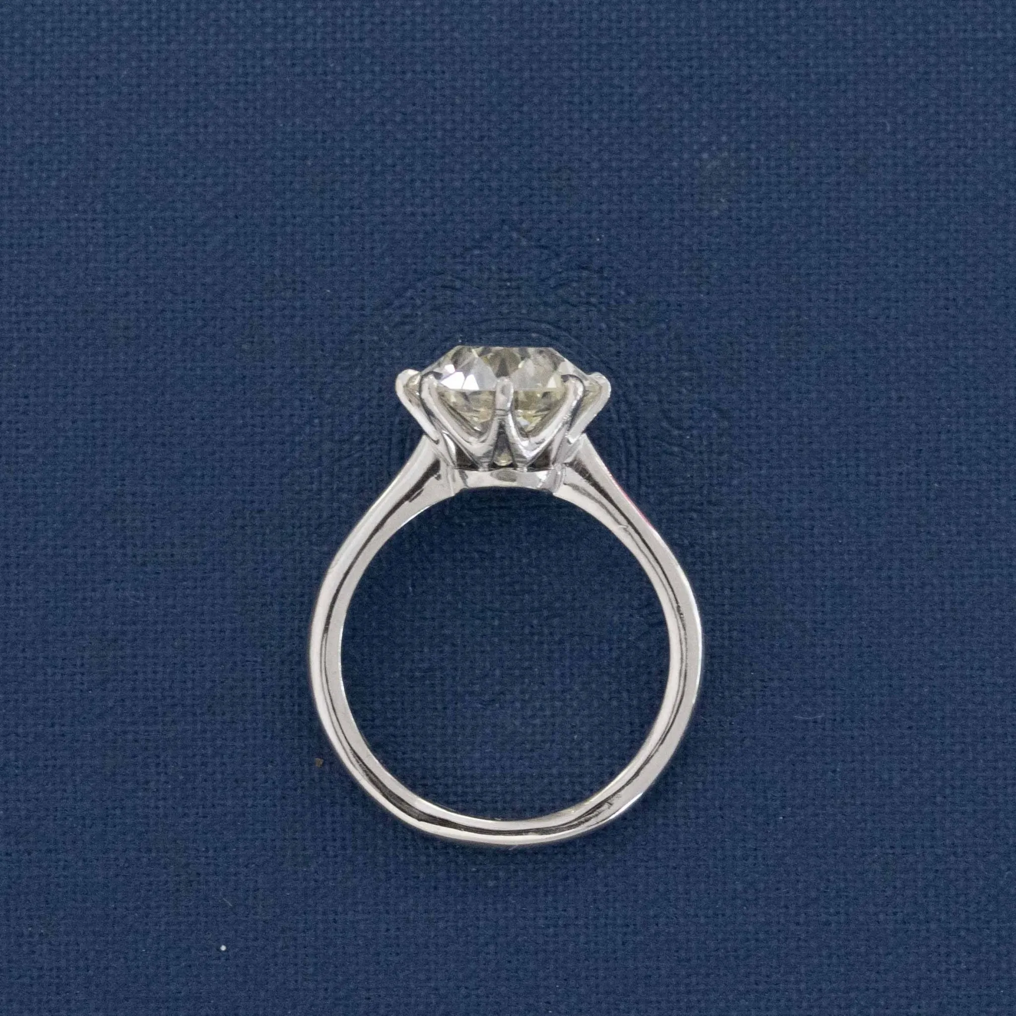 4.03ct Old European Cut Diamond Solitaire, GIA L VVS2