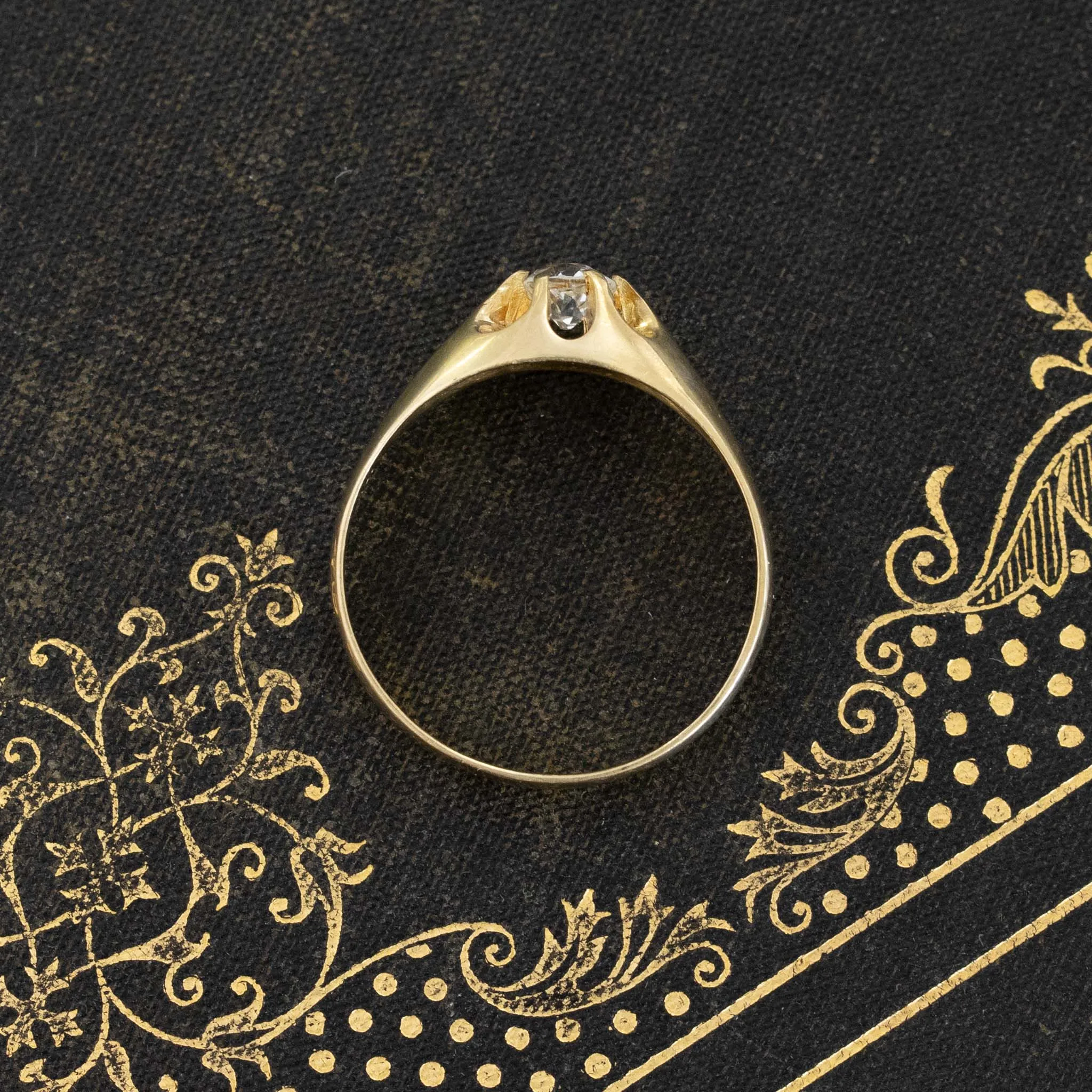 .40ct Old European Cut Diamond Belcher Ring