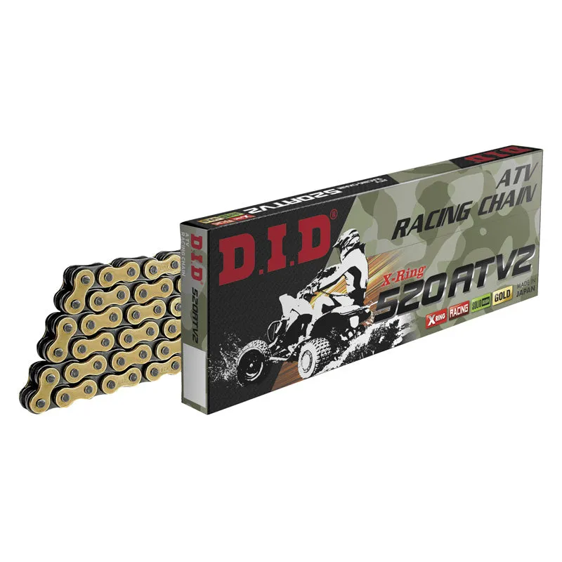 520 ATV2 Racing “X-ring” Chain - With O-Rings