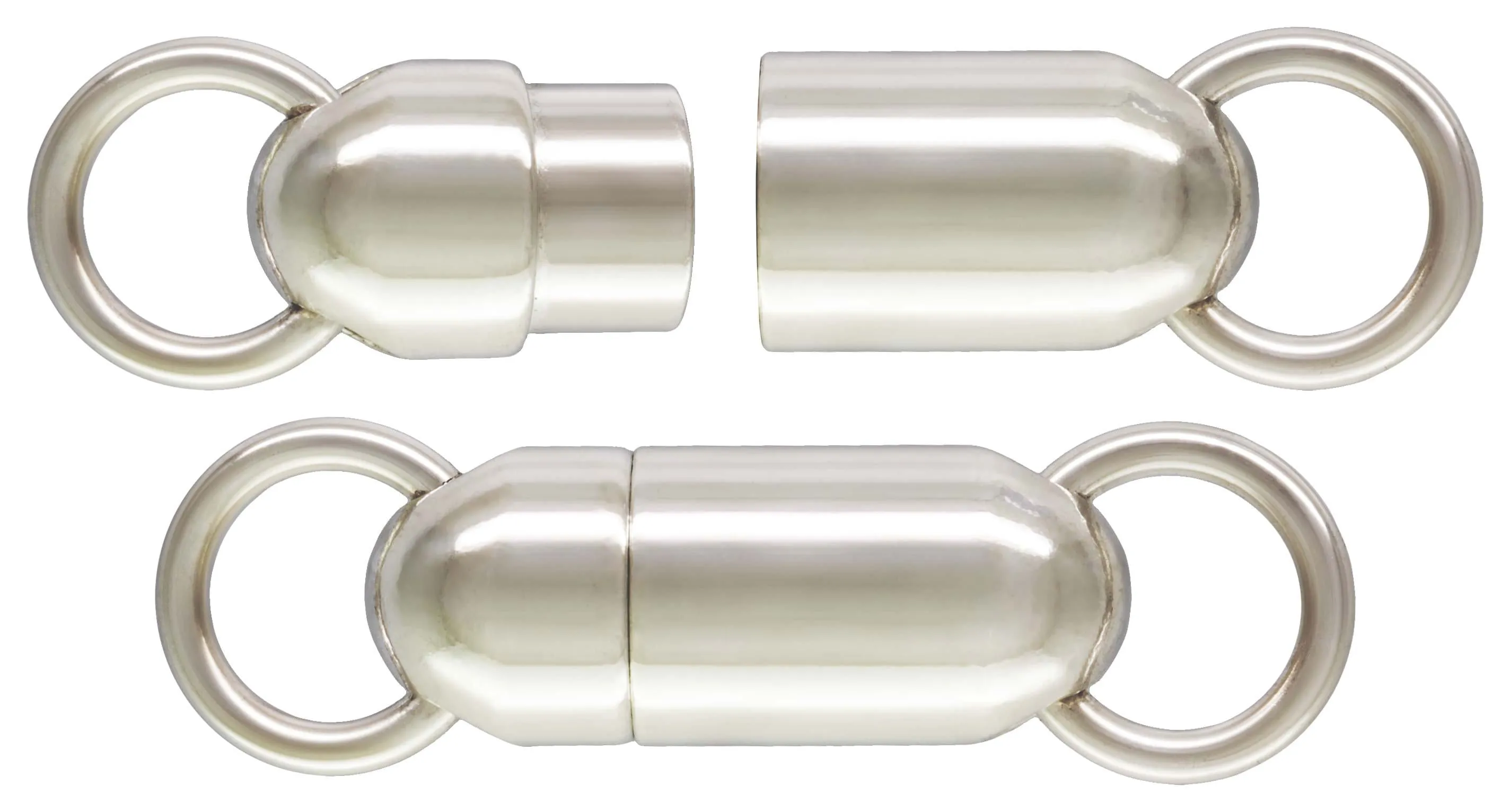 5.5x11.2mm Magnetic Clasp, Sterling Silver. Made in USA. #5001503R
