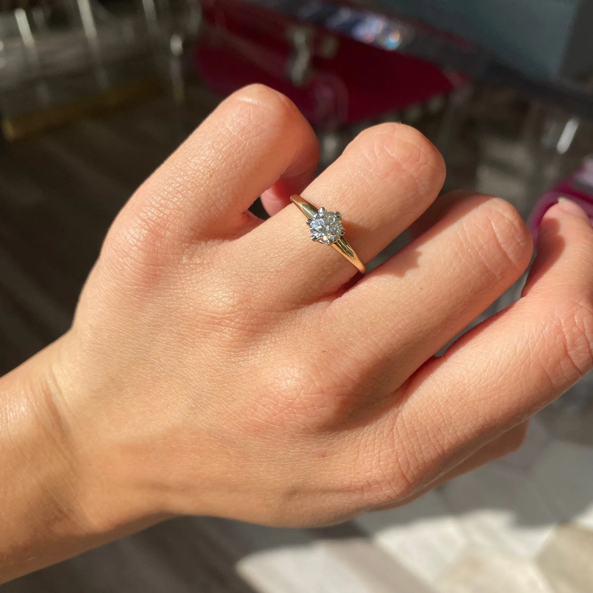 .62ct Old European Cut Diamond Solitaire, GIA I VS2