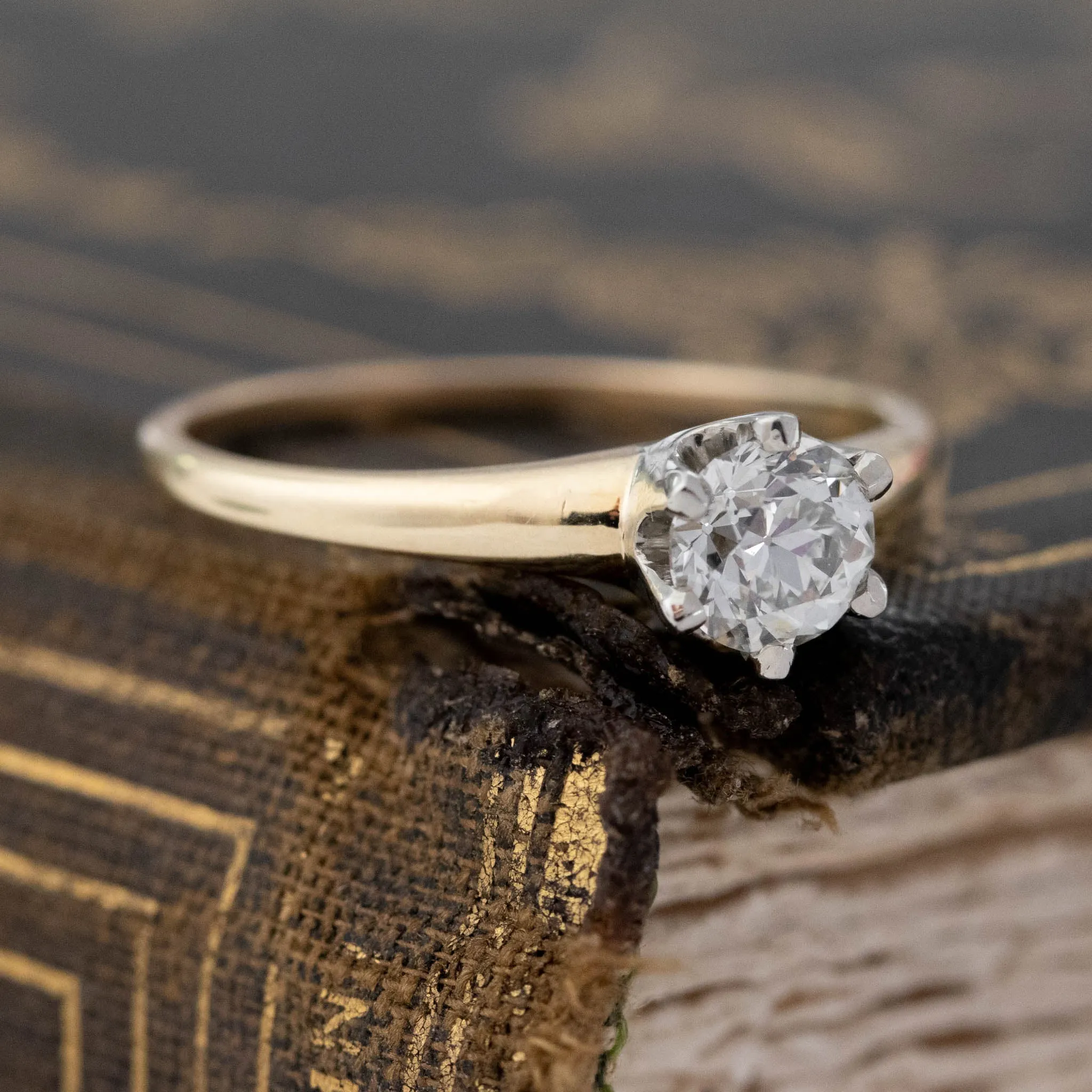 .62ct Old European Cut Diamond Solitaire, GIA I VS2