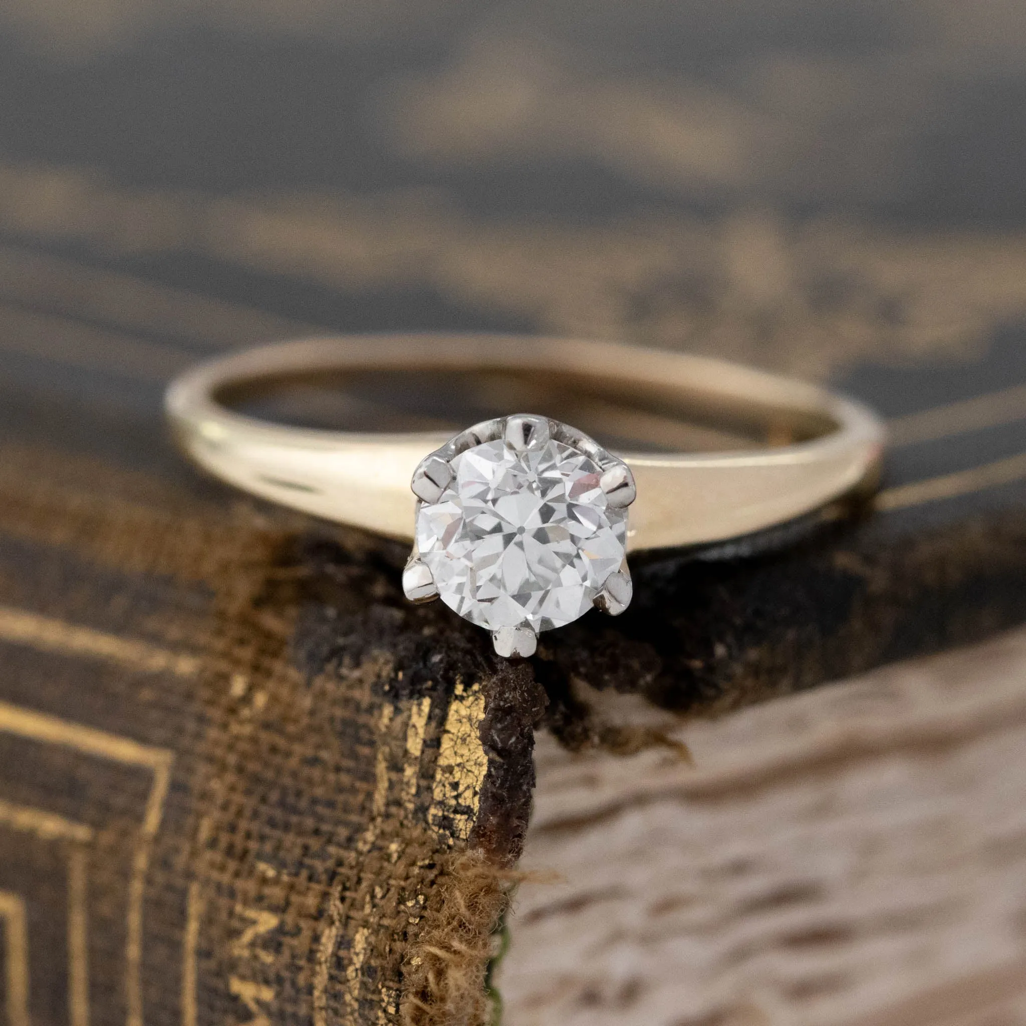 .62ct Old European Cut Diamond Solitaire, GIA I VS2