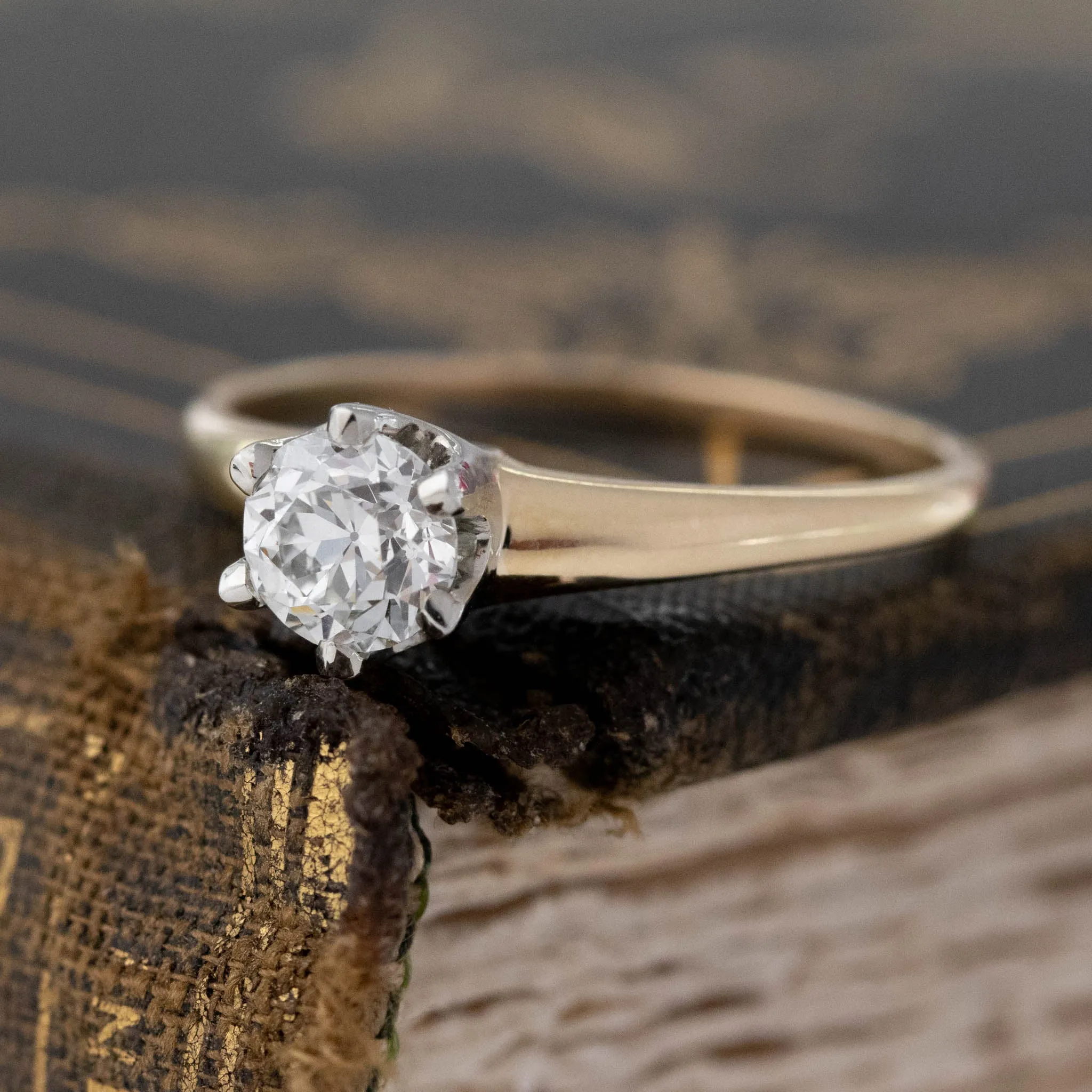 .62ct Old European Cut Diamond Solitaire, GIA I VS2