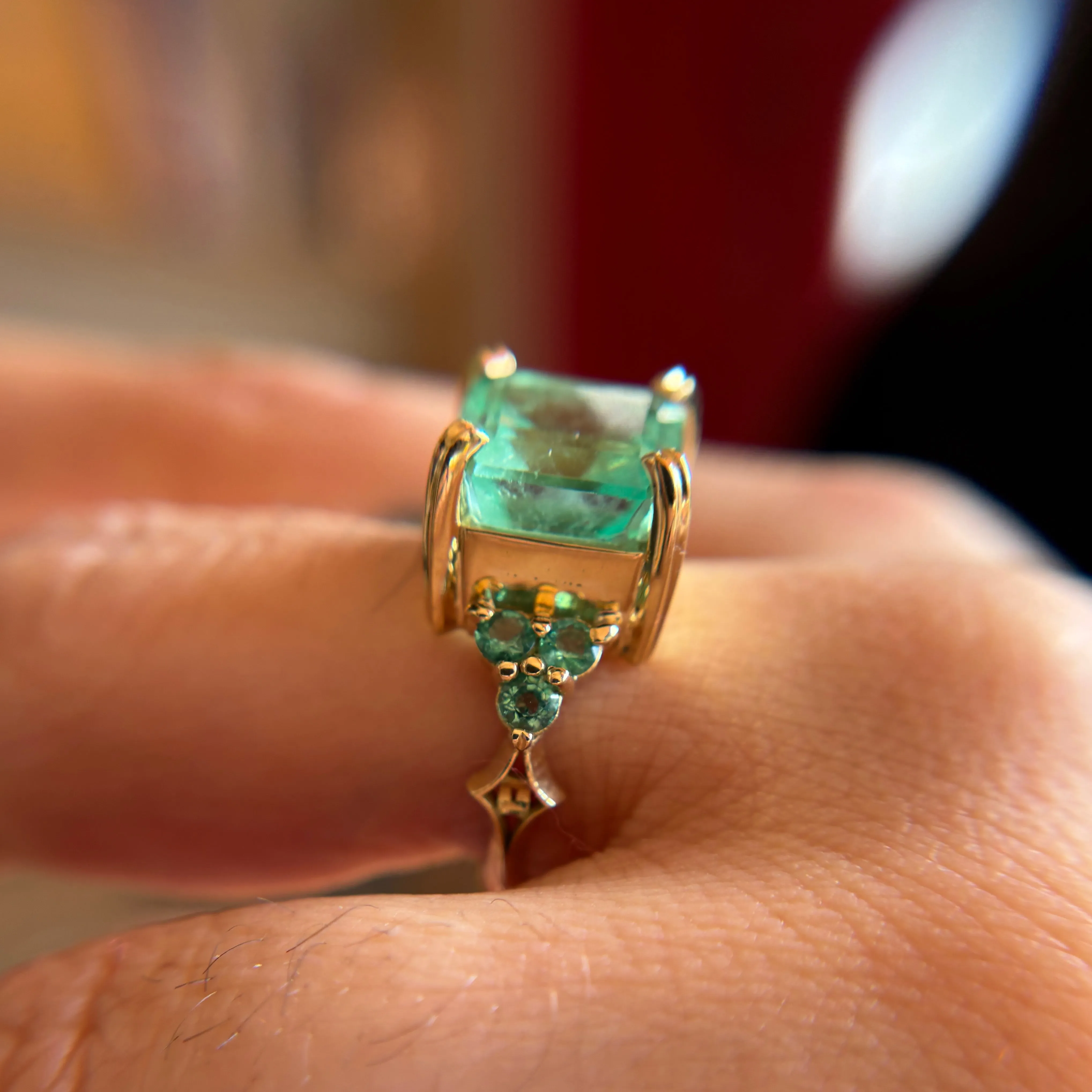 6.50ct Emerald Cut Emerald Nico