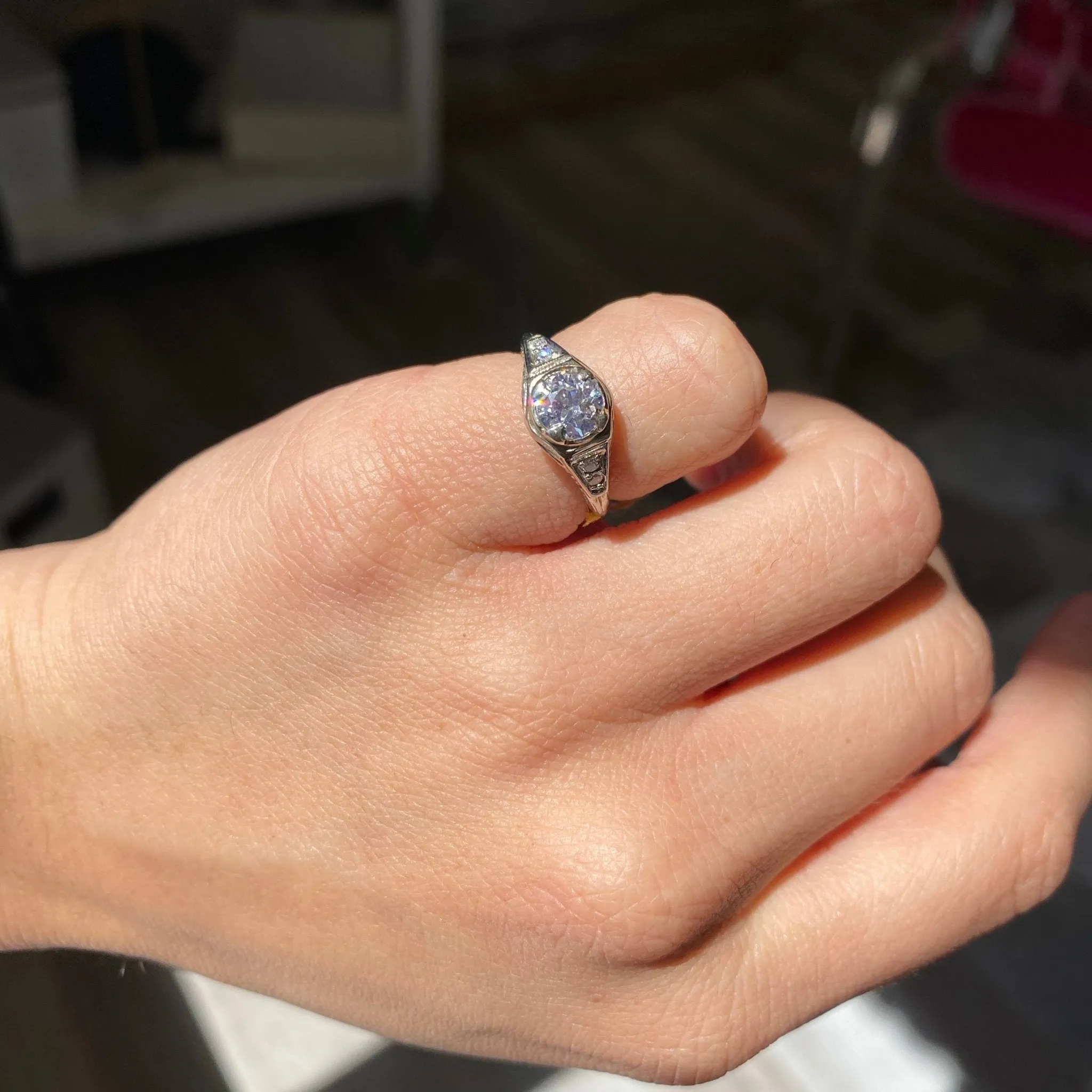.67ctw Old European Cut Diamond Solitaire