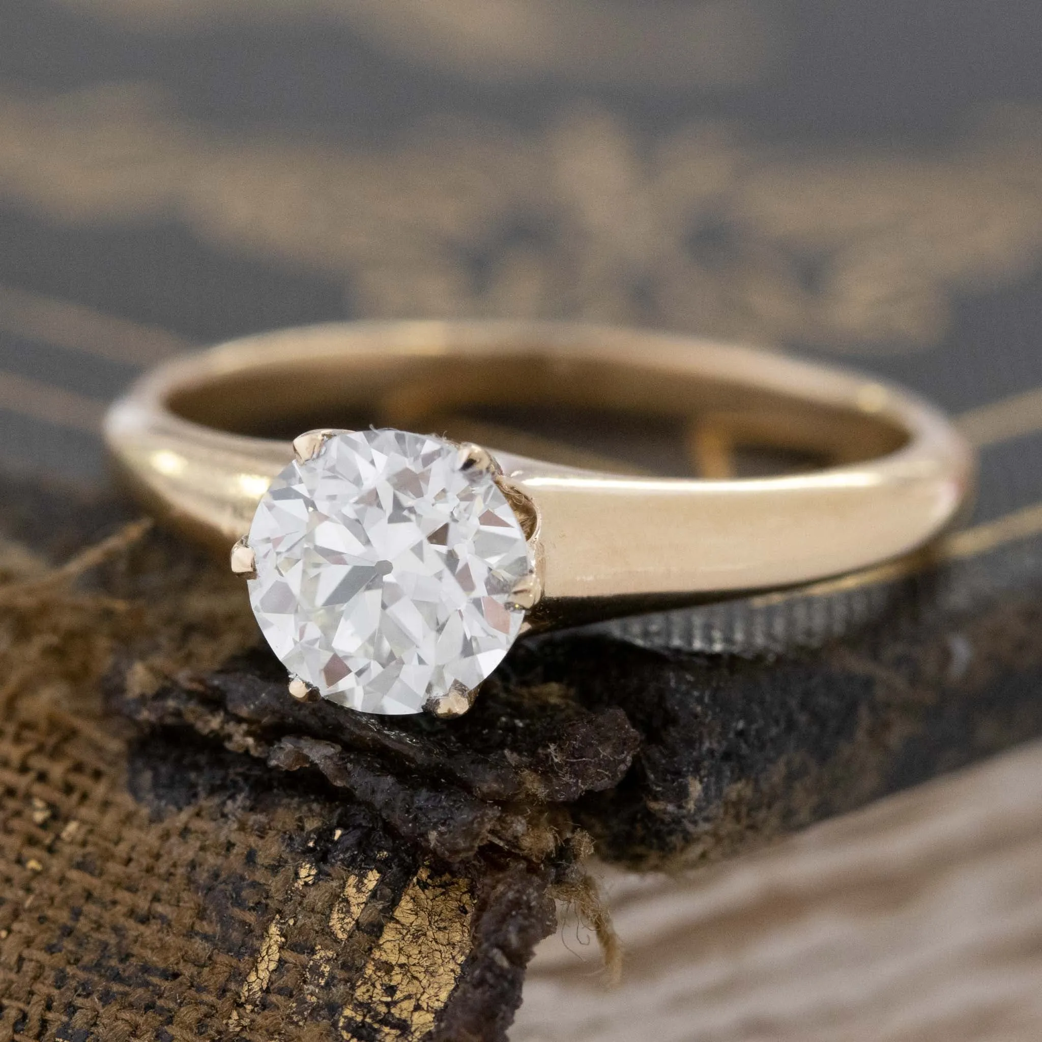 .71ct Old European Cut Diamond Solitaire, GIA K VS1