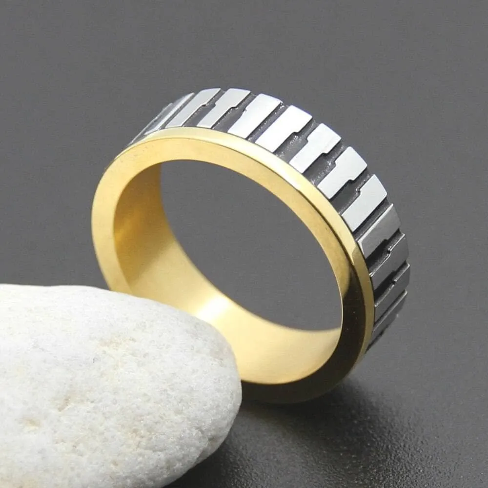 7mm Piano Wedding Band