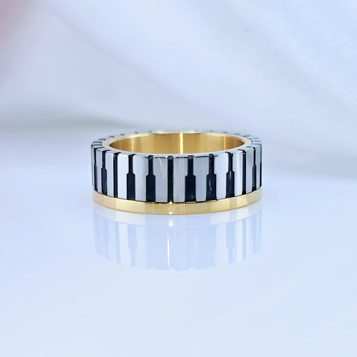 7mm Piano Wedding Band