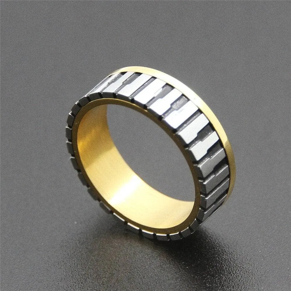 7mm Piano Wedding Band