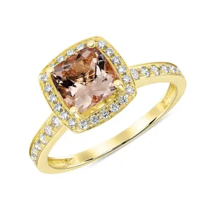 Adoration Ring Morganite