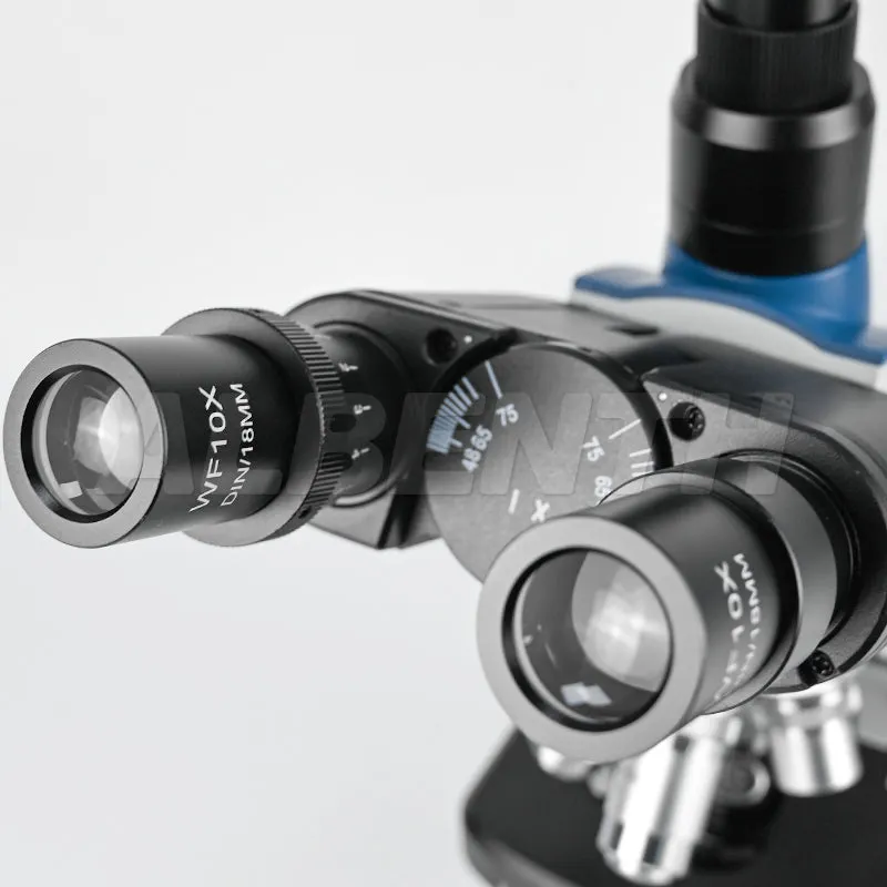 Albenth 40X-2500X Professional LED Brightfield Trinocular Digital Biological Microscope With 8MP USB Camera
