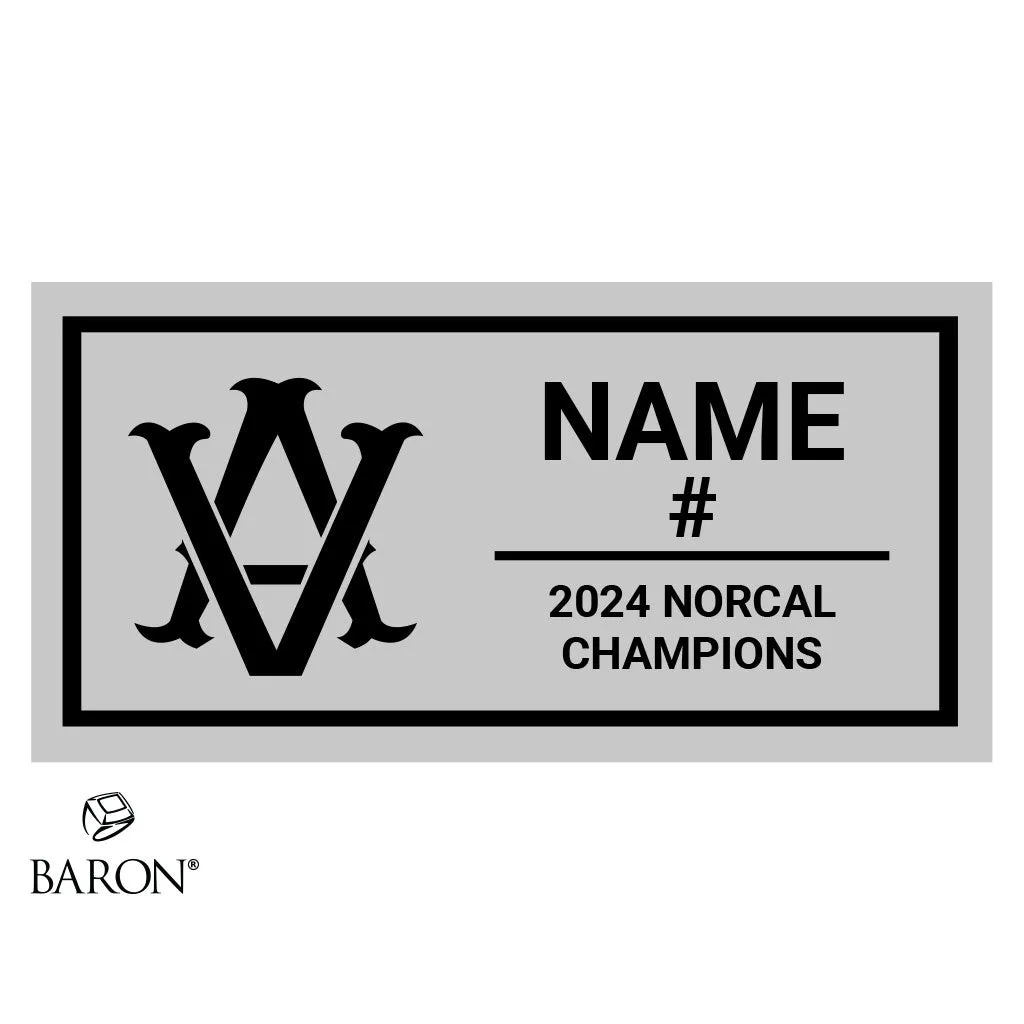 Amador Valley High School Football 2024 Championship Black LED Ring Box