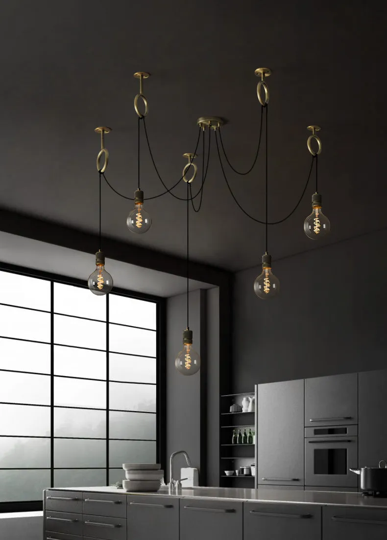American Countryside Industrial Chandelier