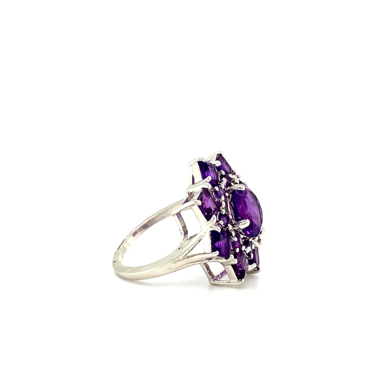 Amethyst Ring in .925 Sterling Silver - KSR 18511