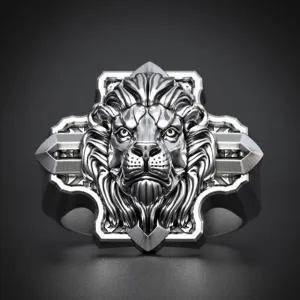 Ancient Greece Fearless Nemean Lion Ring