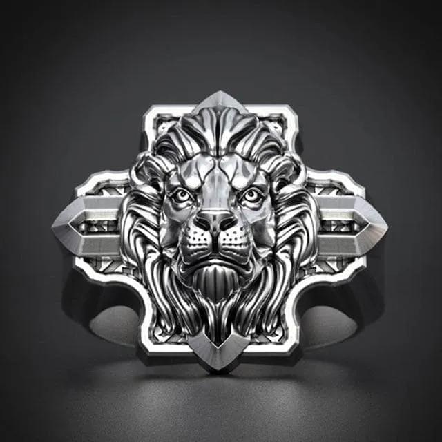 Ancient Greece Fearless Nemean Lion Ring