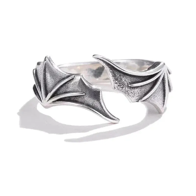 Angel/Demon Wings Couple Rings