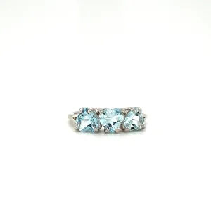 Aquamarine Ring in .925 Sterling Silver KSR - 18147