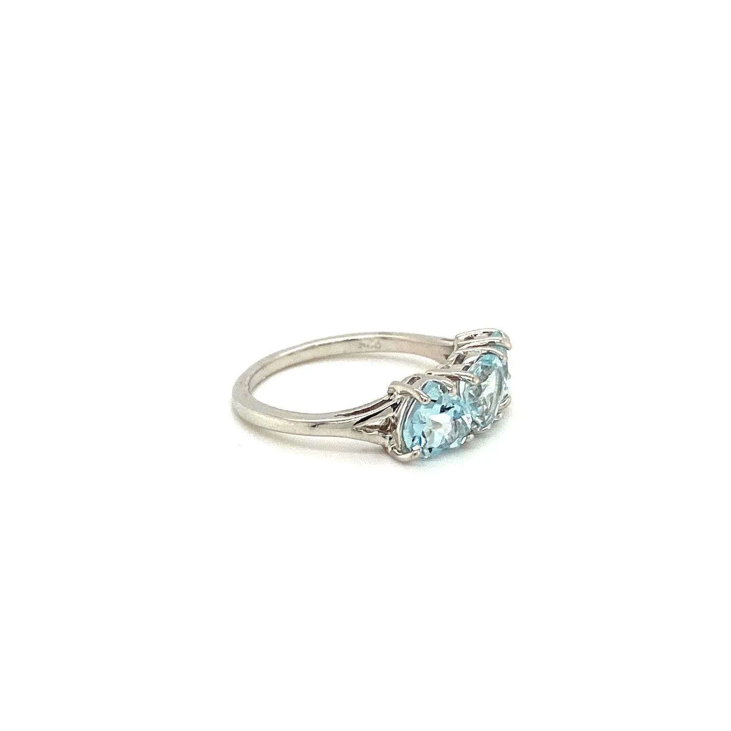 Aquamarine Ring in .925 Sterling Silver KSR - 18147