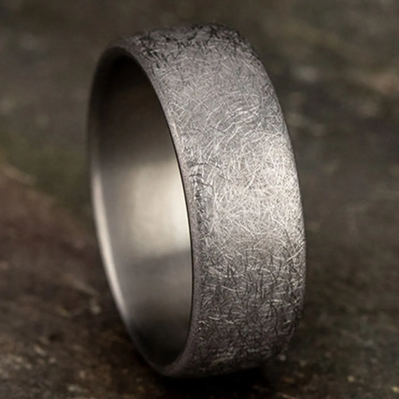 Aurora Tantalum European Comfort Fit 8.0 Wedding Band Ring