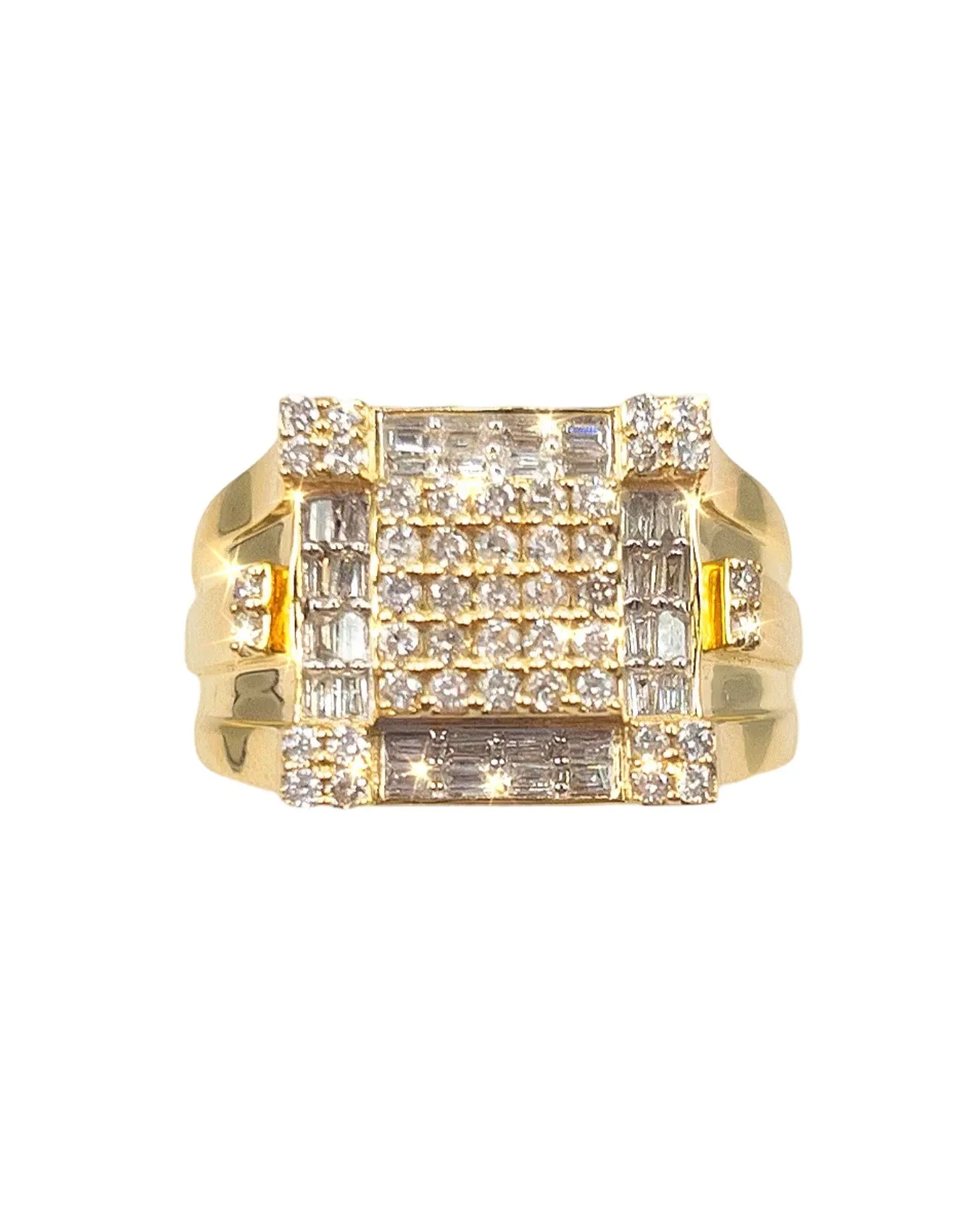 Baguette Square Ring