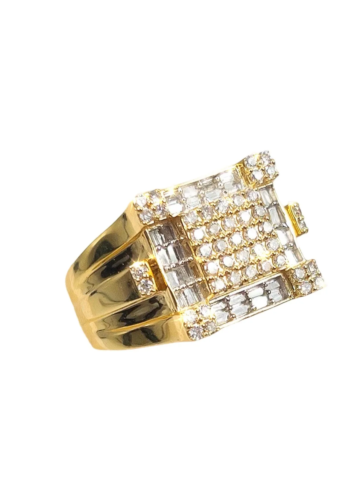 Baguette Square Ring