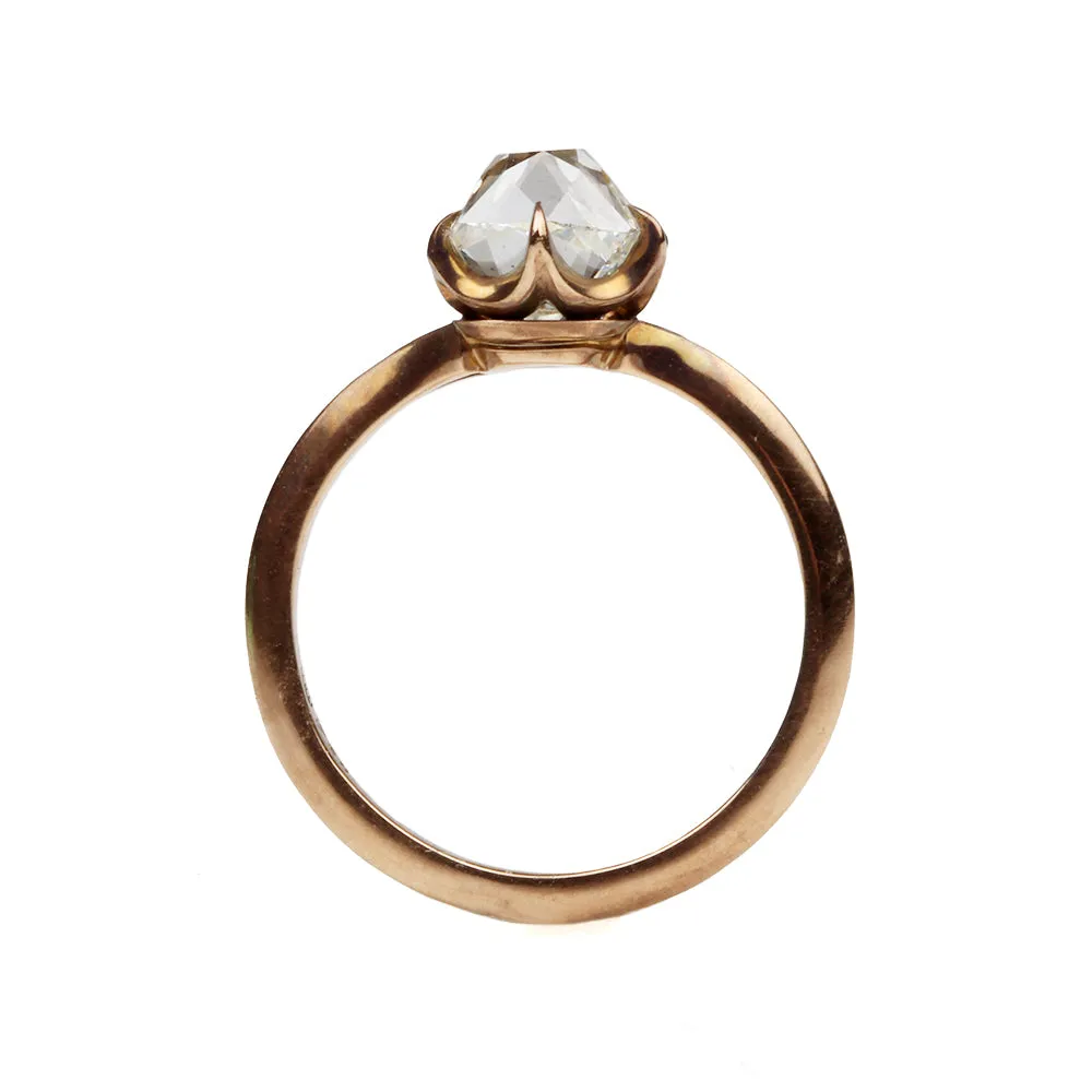 Bell & Bird Split Shank Solitaire with Scalloped Prongs