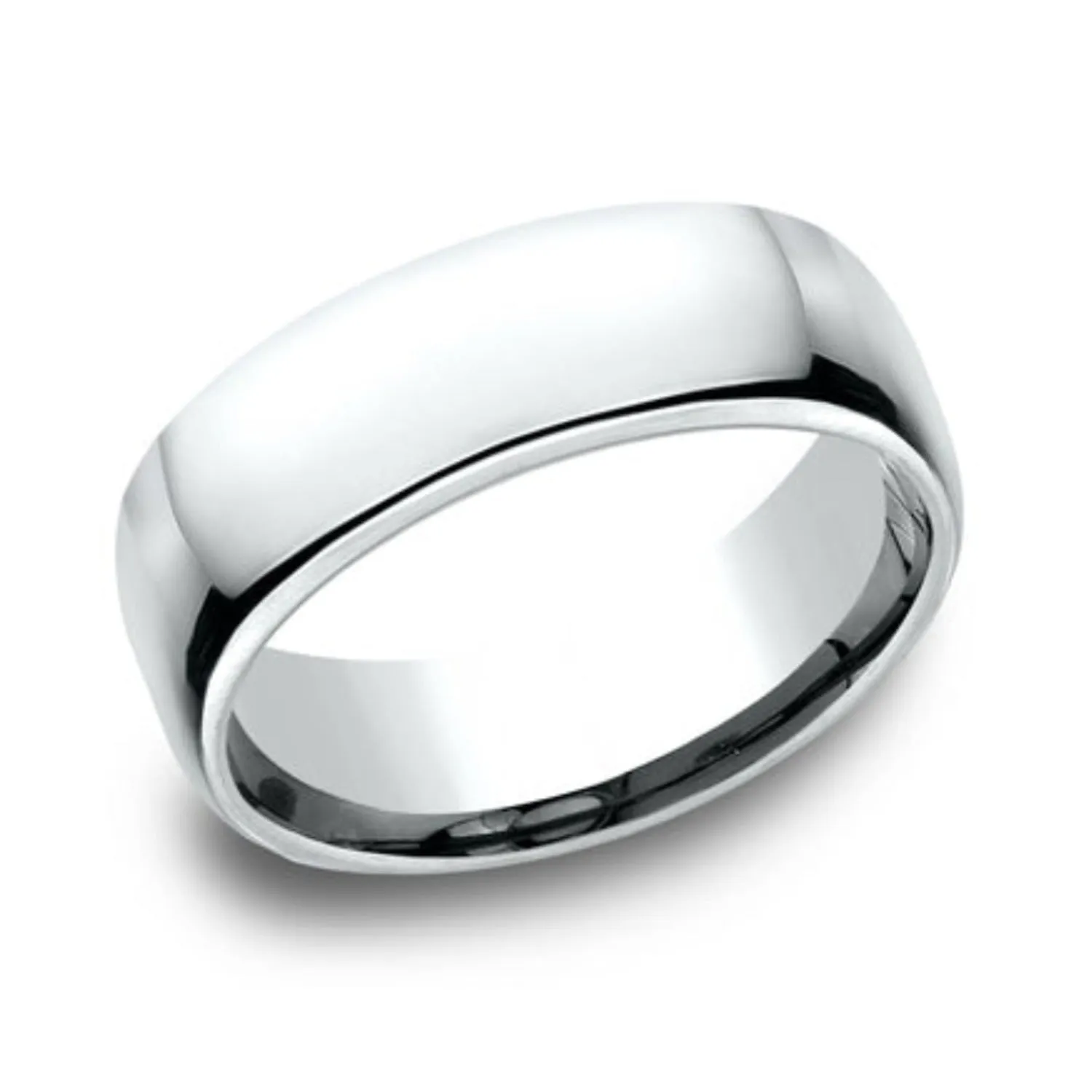 Benchmark Classic 7.5MM European Comfort Fit Mens Wedding Band