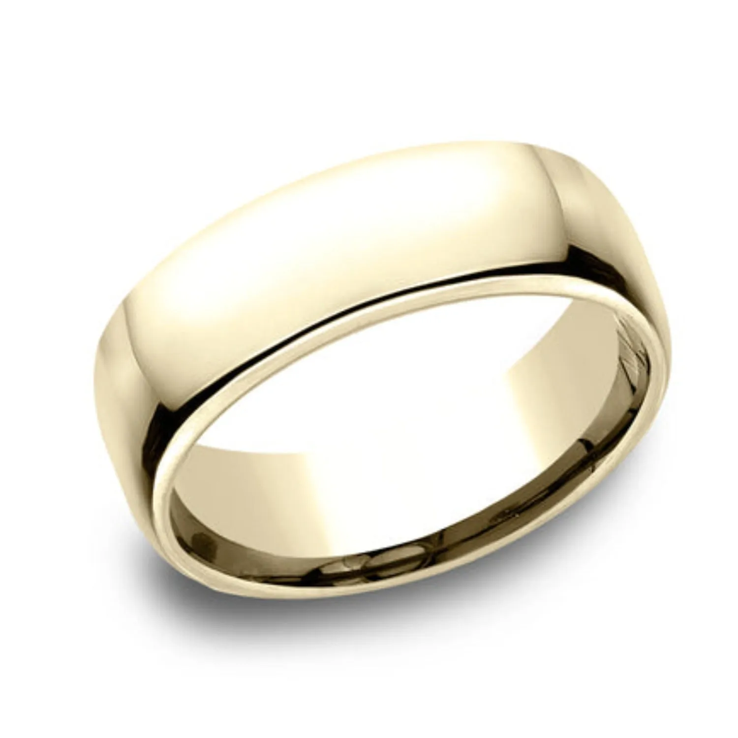 Benchmark Classic 7.5MM European Comfort Fit Mens Wedding Band