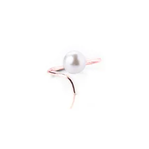 Big pearl ring - Pinkgold