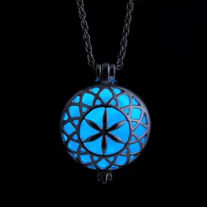 Blue Aqua Luminous Fire Fairy Locket