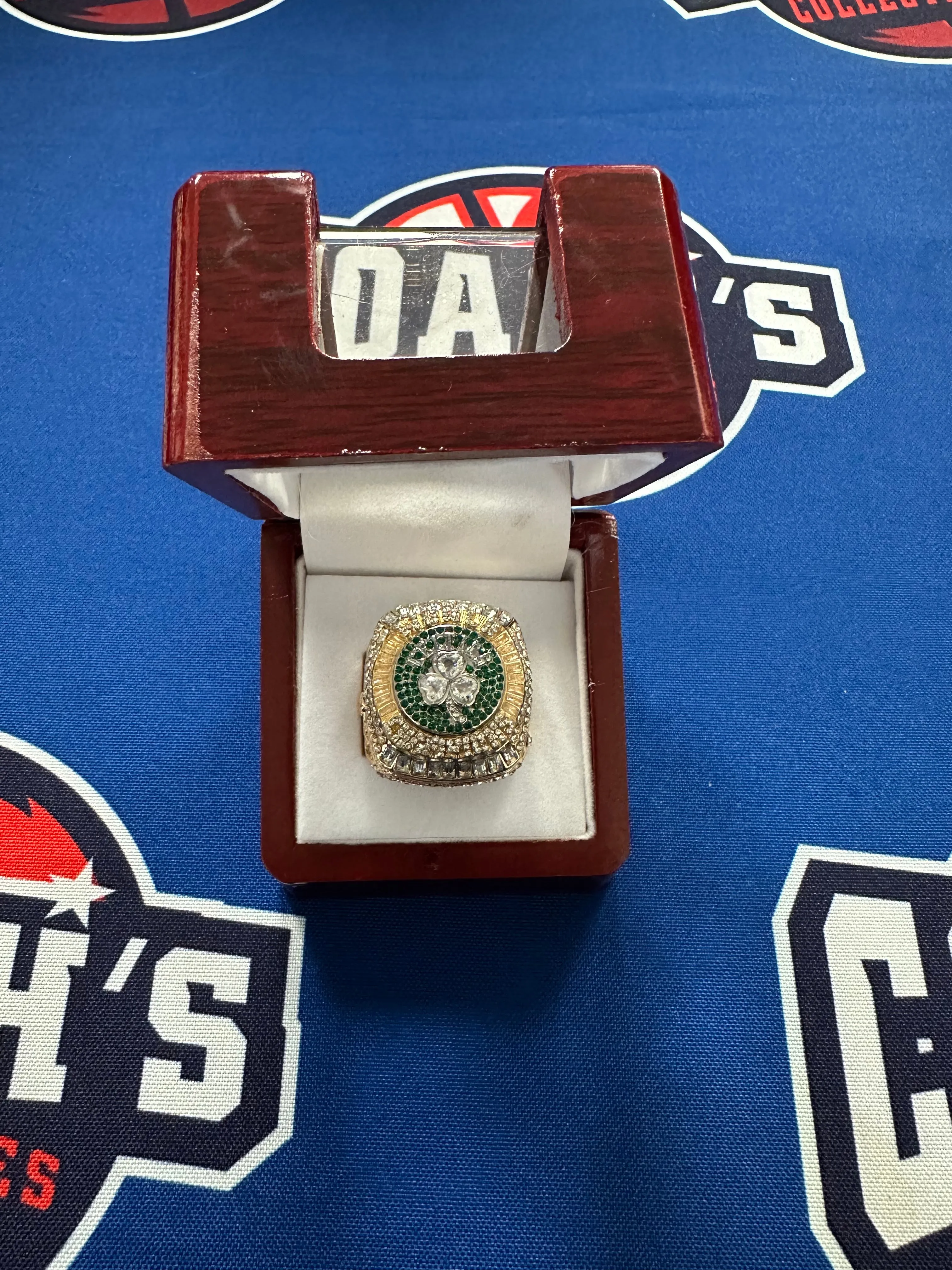 Boston Celtics Replica 2024 NBA Championship Ring with Display Box (Jayson Tatum)