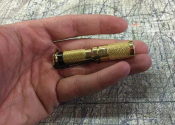 Brass AAA Flashlight by Maratac® REV 4