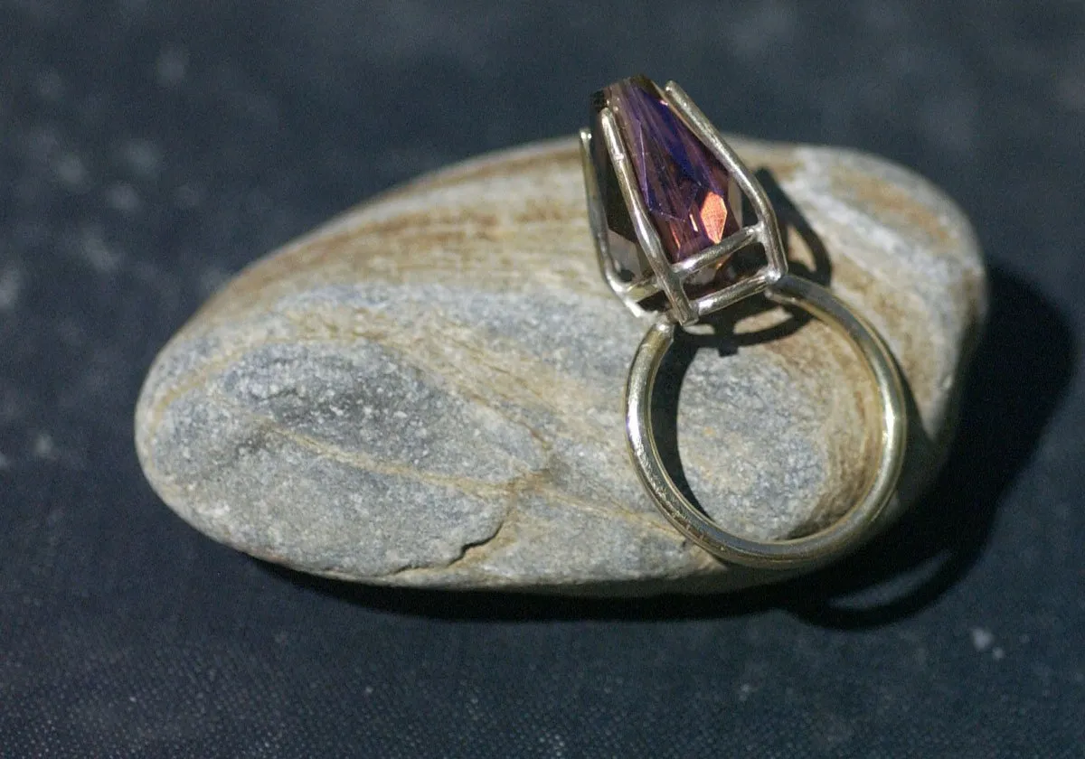 Brass Ring Handmade Soldered Prongs For Stones or Whatever size-Variety