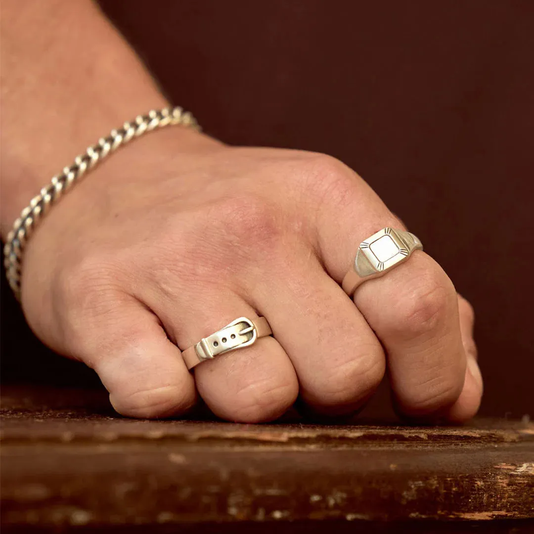 Buckle Ring | Silver