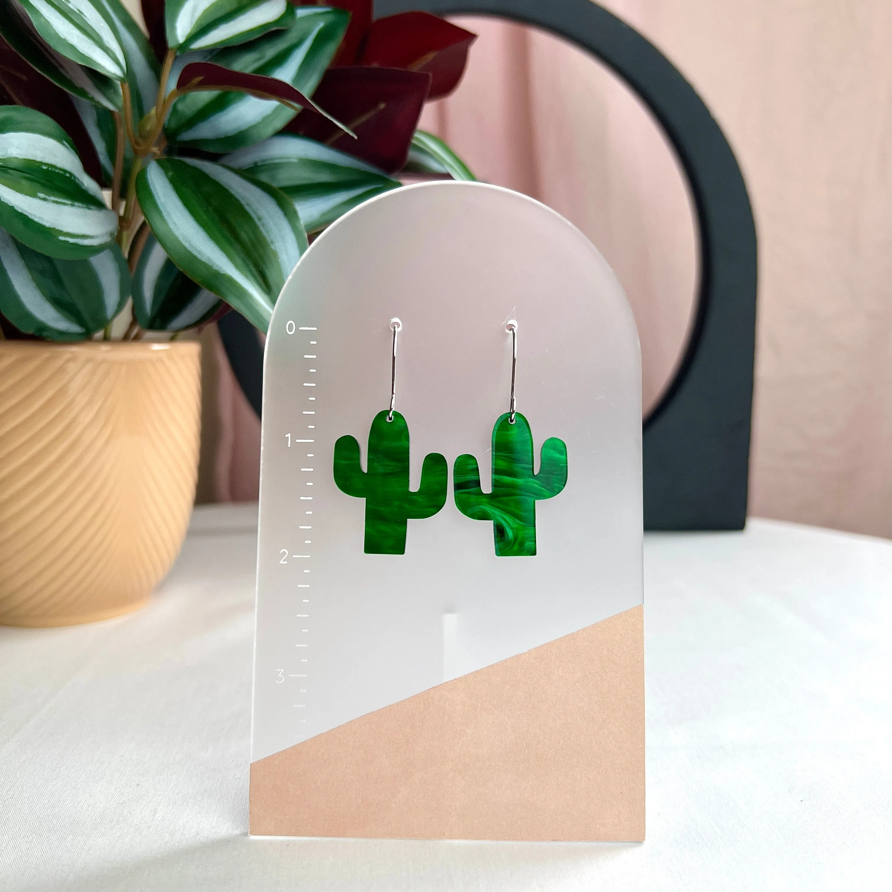 Cactus Dangle Earrings