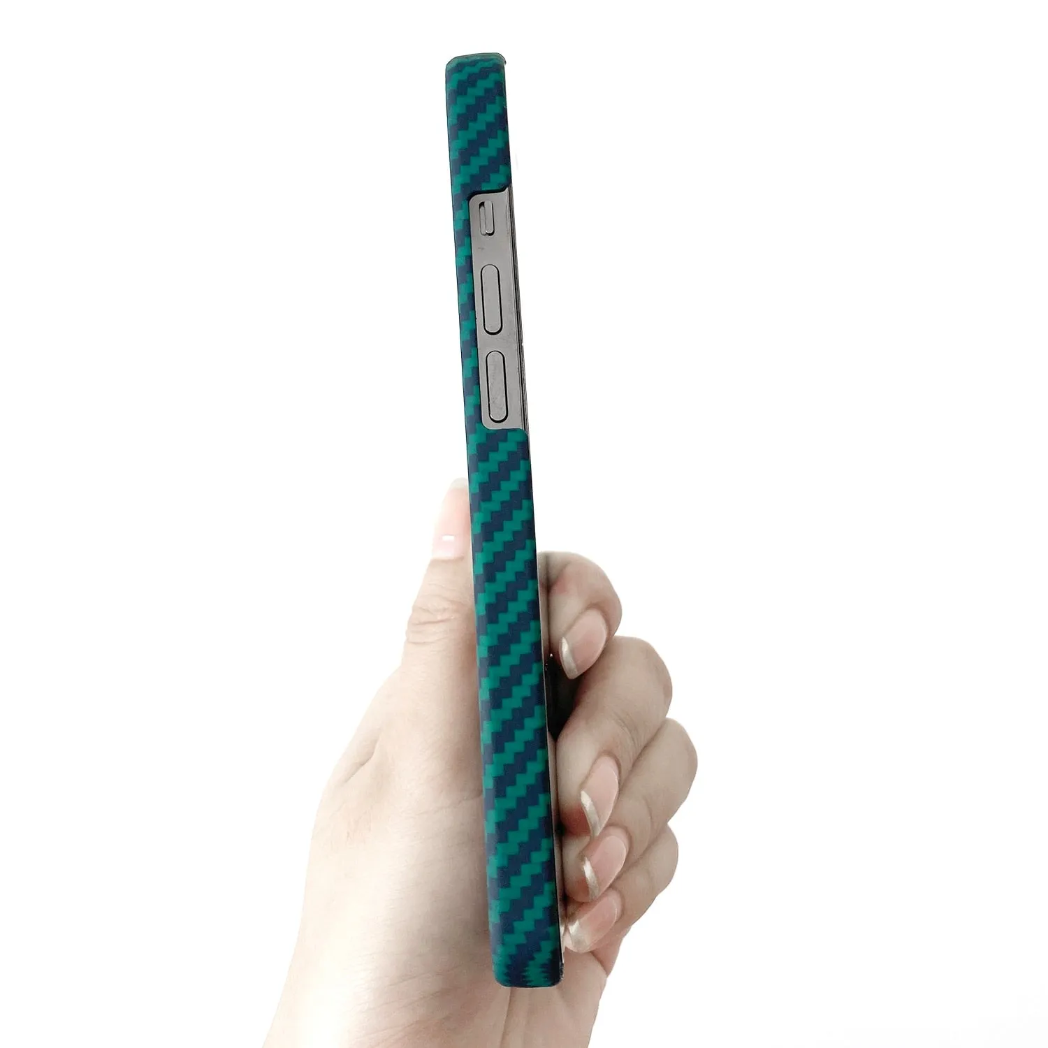 Carbon Fiber Magnetic Geometric Iphone Case