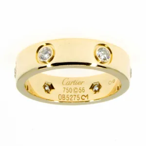 Cartier Love Ring 6 Diamonds