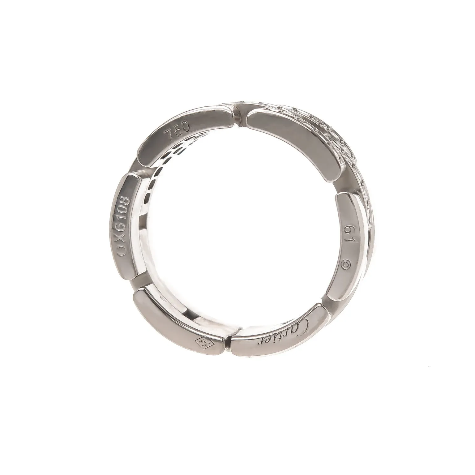 Cartier Maillon Panthere Diamond Band Ring