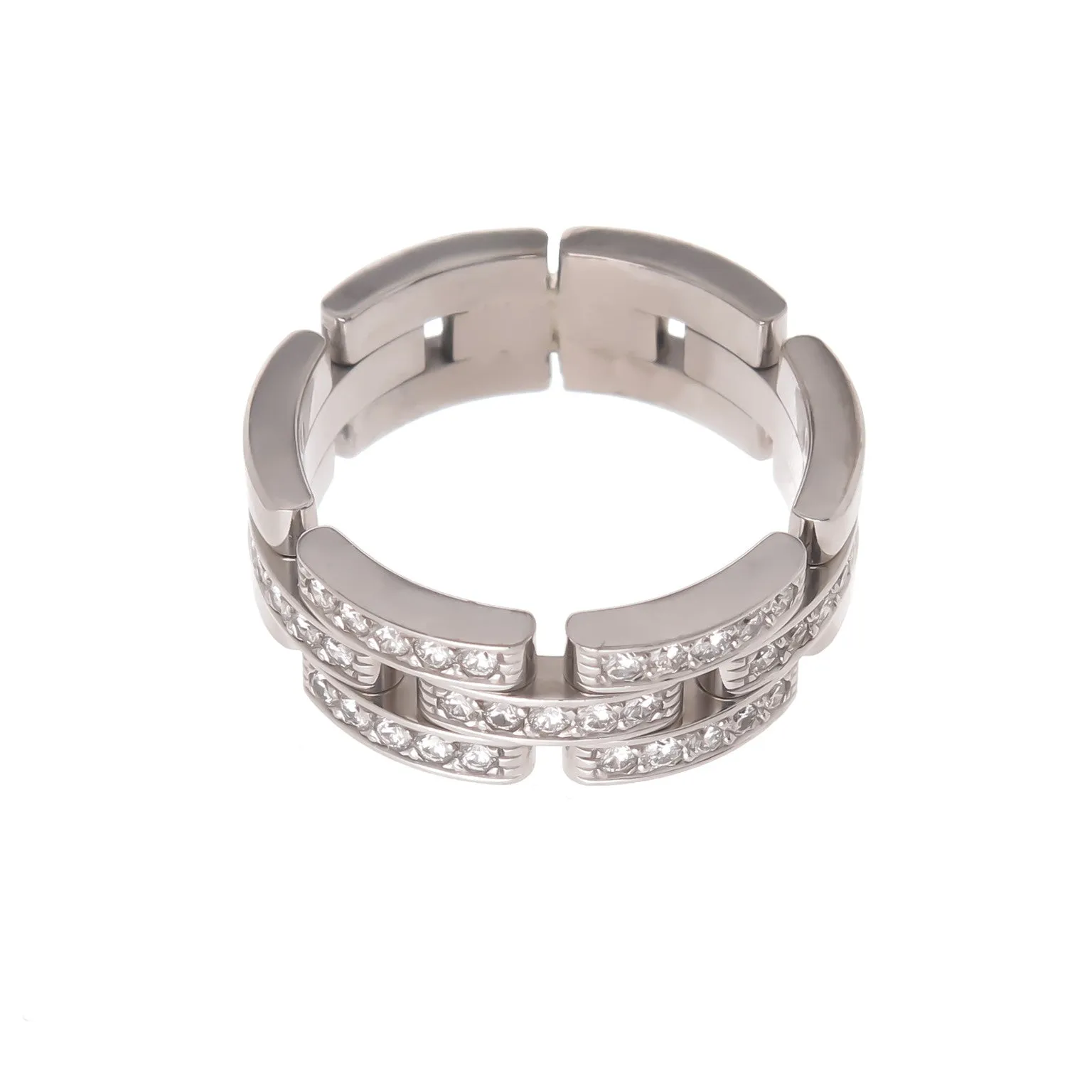 Cartier Maillon Panthere Diamond Band Ring